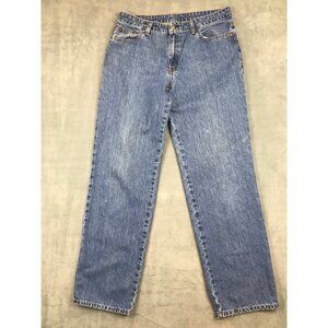 Polo Jeans Company Relaxed Jean Womens 10 Straight Leg Baggy Medium Wash